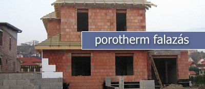 Porotherm falazat